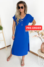 Febe Dress in Royal Blue