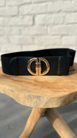 DI STRETCHBELT - BLACK / GOLD