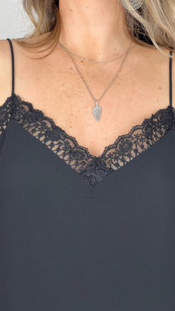 ELEGANT TOP - BLACK