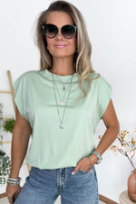 Tyra Tee in Mint