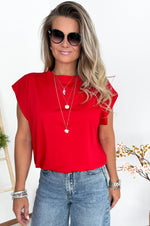 Tyra Tee in Red