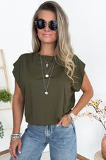 Tyra Tee in Kaki