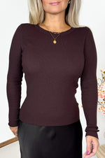 Brenda Knit in Choclate