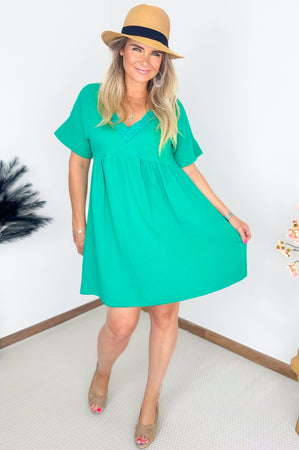 Janice Dress in Green