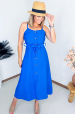 Mona Dress in Royal Blue
