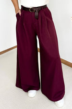 Zensa Pants in Bordeaux