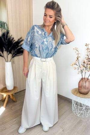 Zenza Pants in Crème