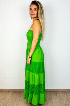 BELLA DRESS- GREEN