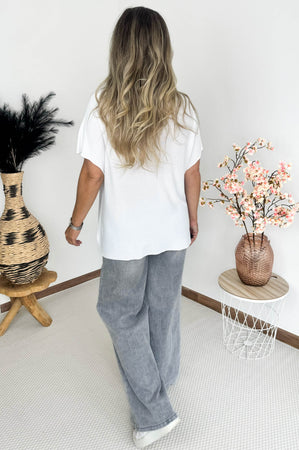 Lynn Knit in White