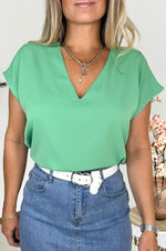 Bliss Blouse in Soft Green