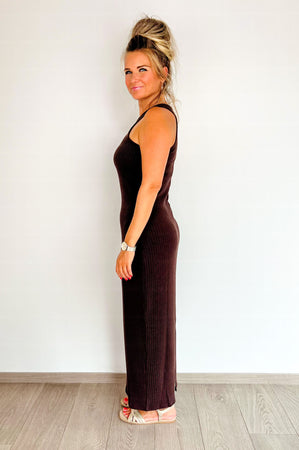EVELYN DRESS - CHOCOLAT