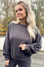 Sparkling Audrey Sweater in Grey