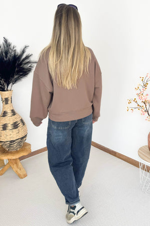 Le Marais Sweater in Soft Brown