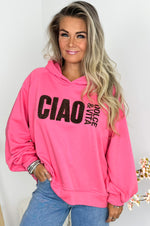 CIAO Hoodie in Pink