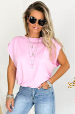 Tyra Tee in Pastel Pink