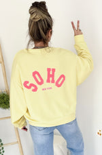 Soho Sweater in Pastel Yellow