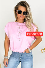 Tyra Tee in Pastel Pink