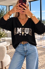AMOUR Knit in Black