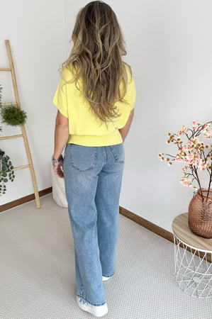 Kay Knit in Pastel Yellow
