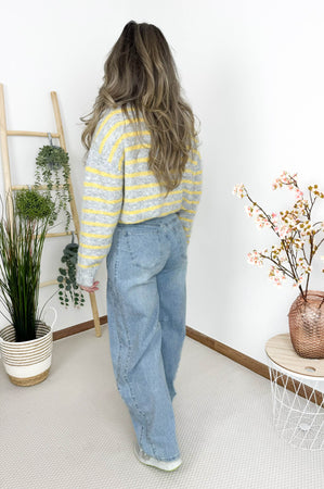 Hannah Balloon Jeans in Light Blue