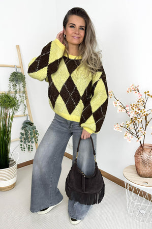 Tessa Leather Bag in Chocolate