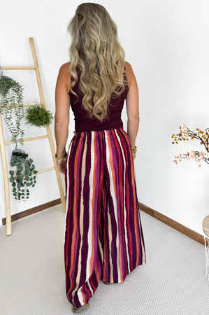 Camille Top in Burgundy