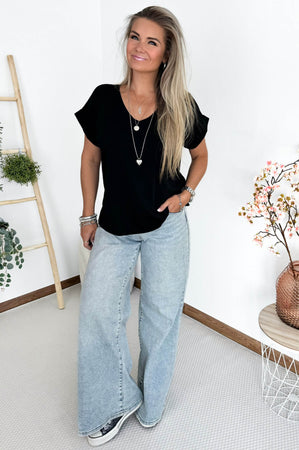 Fay Tee in Black