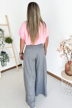 Sofia Pants in Light Grey