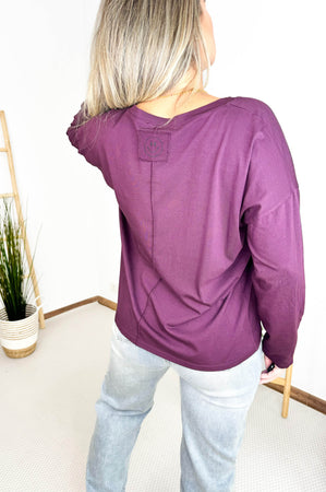 May Longsleeve in Plum
