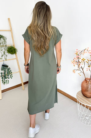 Febe Dress in Kaki