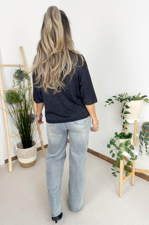 Sparkling Melissa Knit in Black