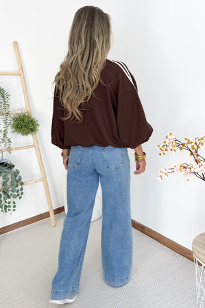 Beau Zipper Jacket in Chocolat
