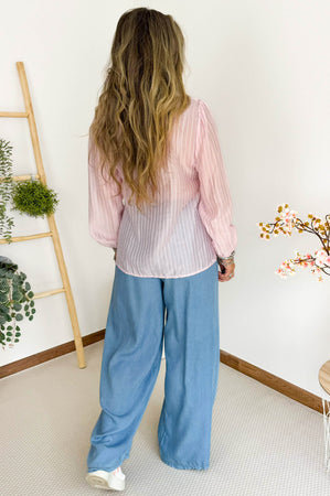 Livi Blouse in Soft Pink