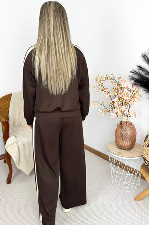 Charlene Homewear Set in Chocolate