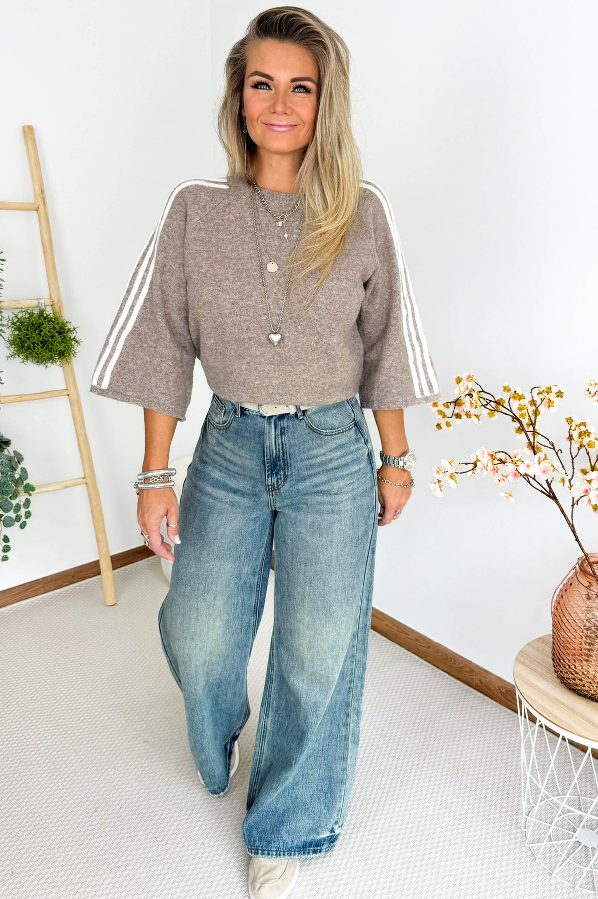 Adina Knit in Taupe – foto 3