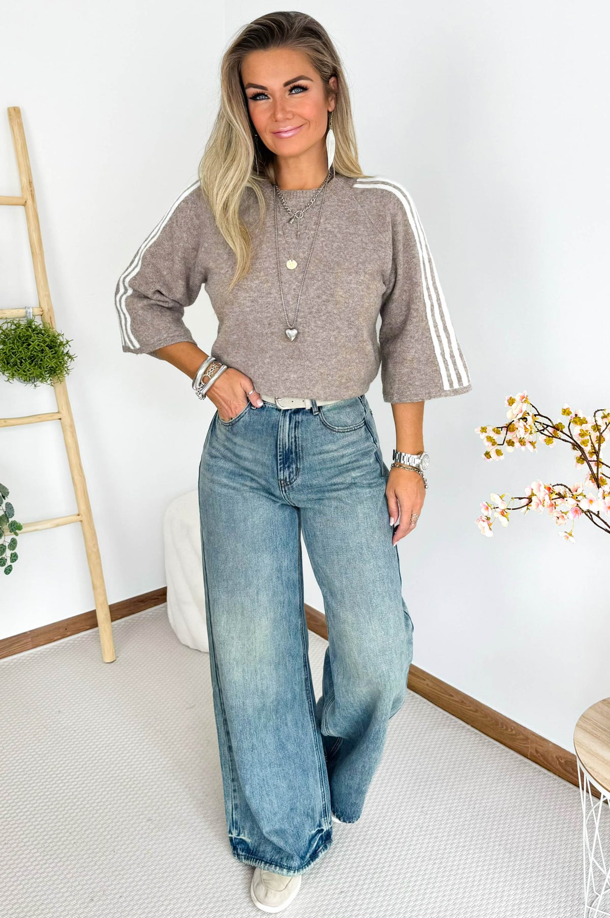 Adina Knit in Taupe – foto 4