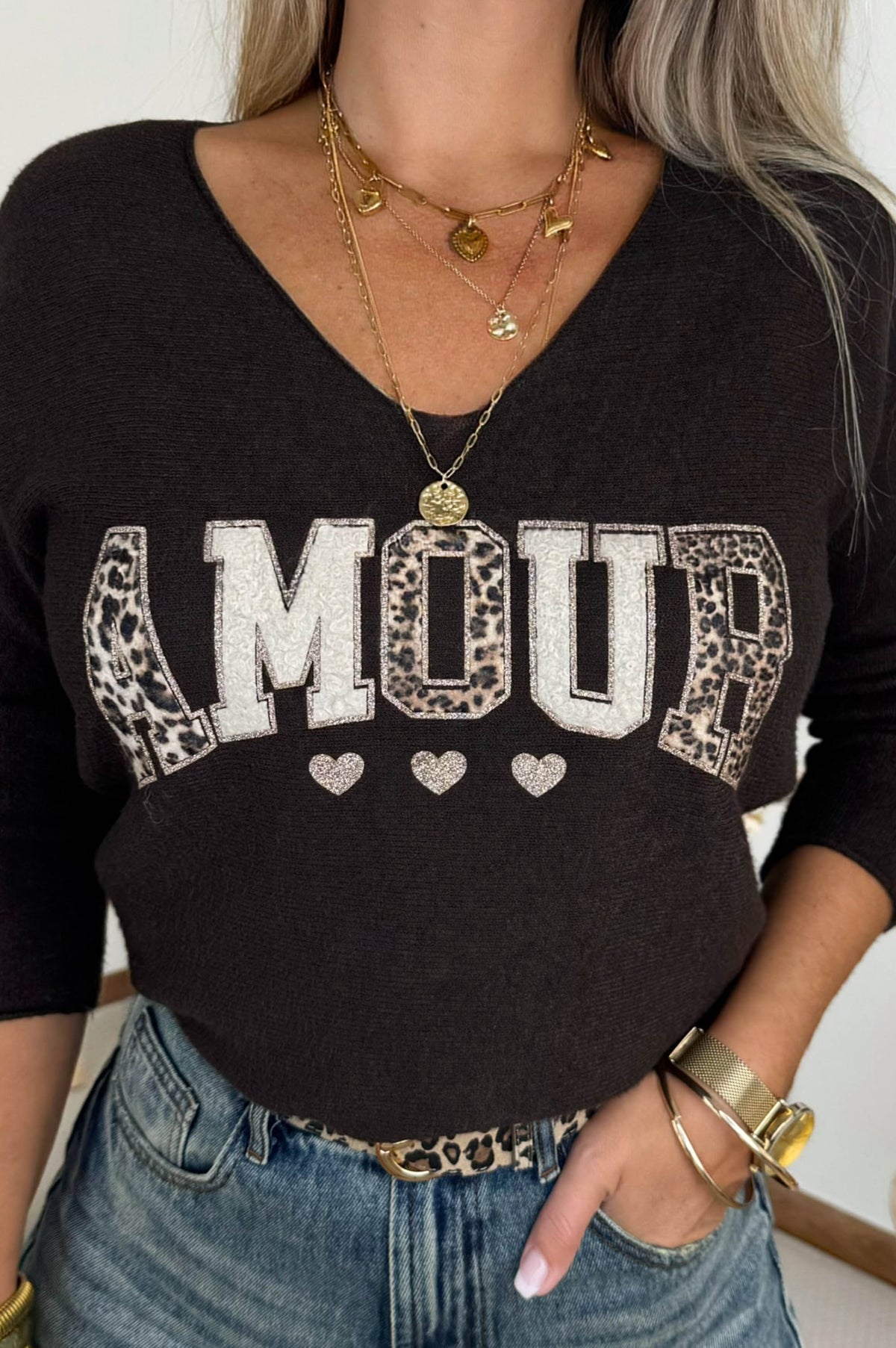 AMOUR Knit in Chocolate – foto 4