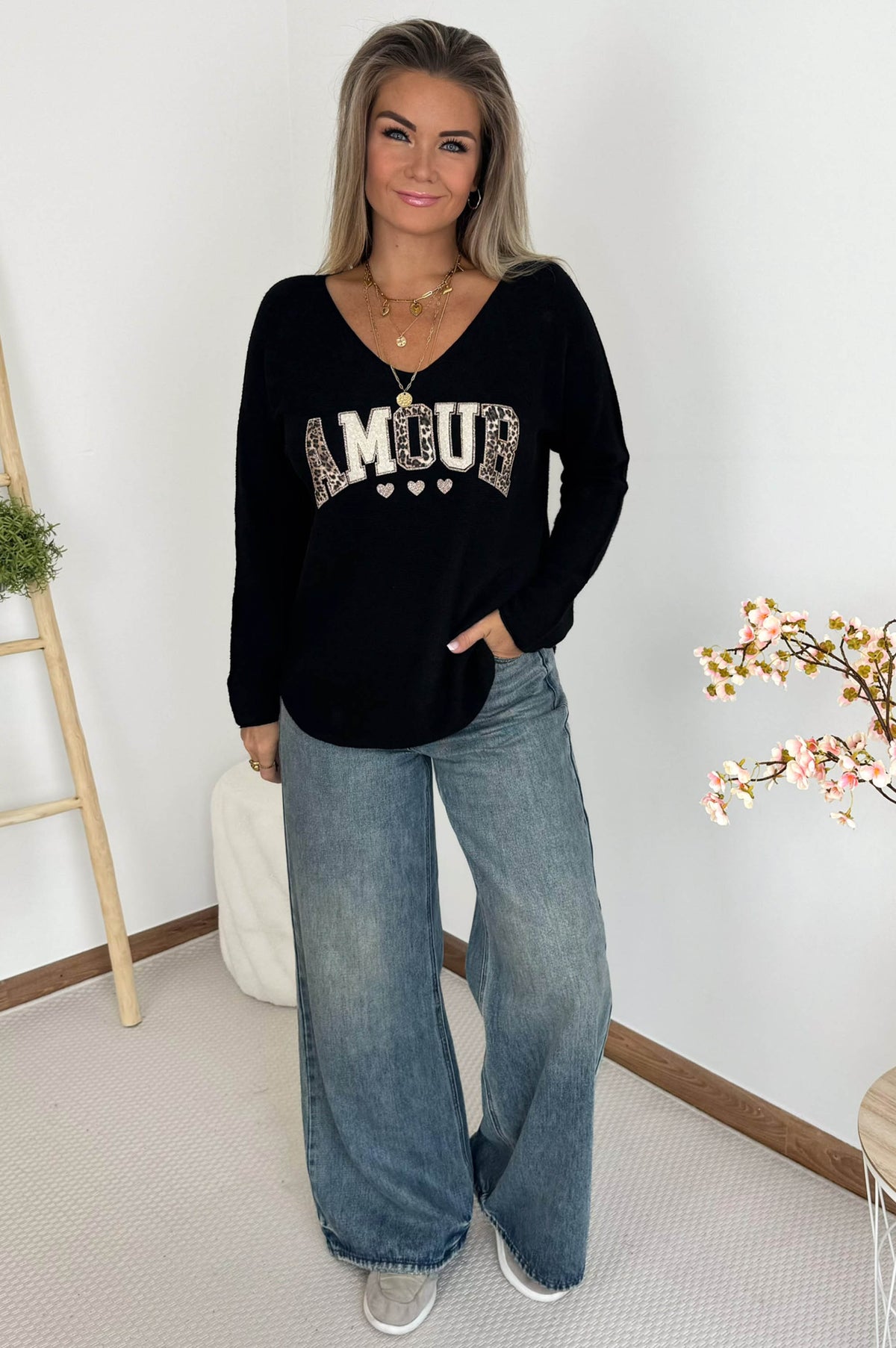 AMOUR Knit in Black – foto 1