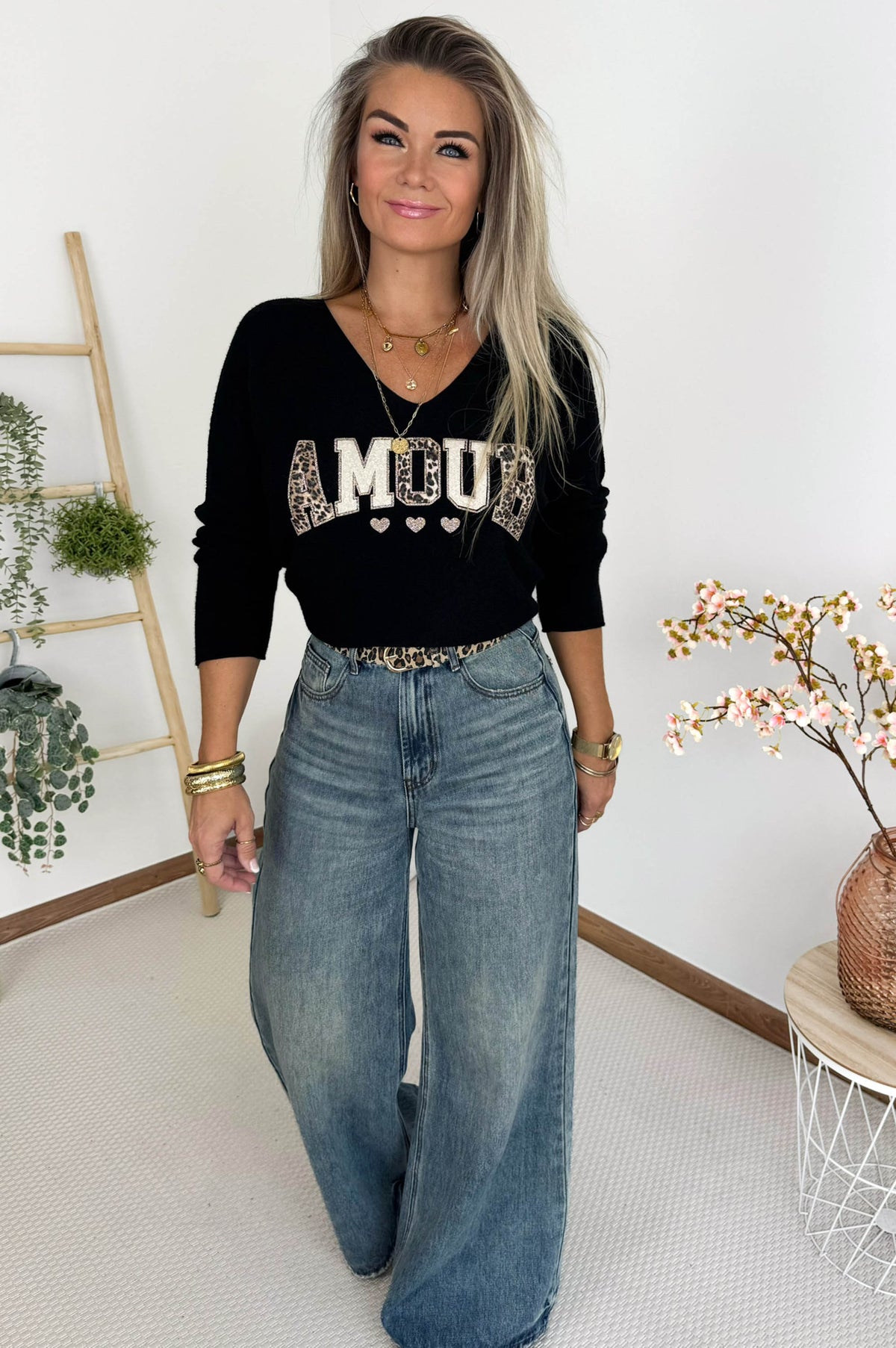 AMOUR Knit in Black – foto 2