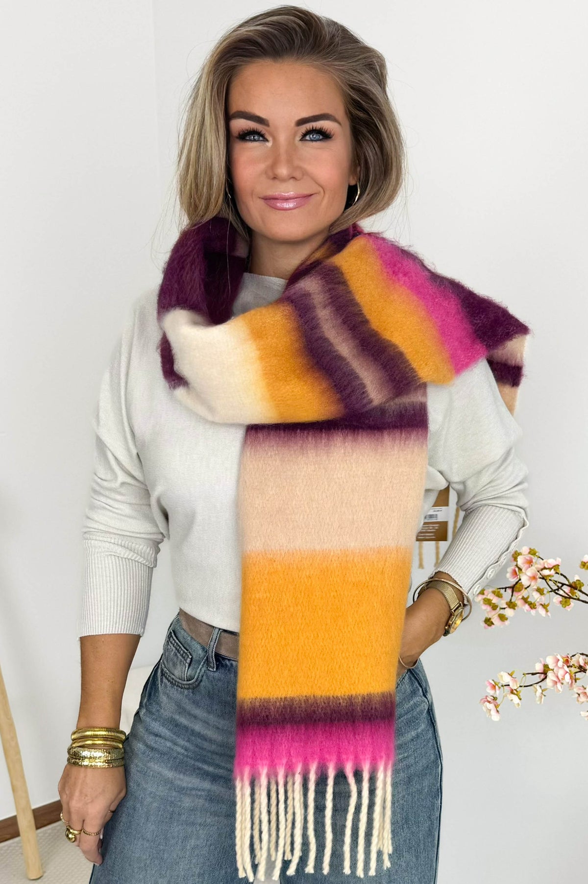 Ona Scarf in Multicolor – foto 4