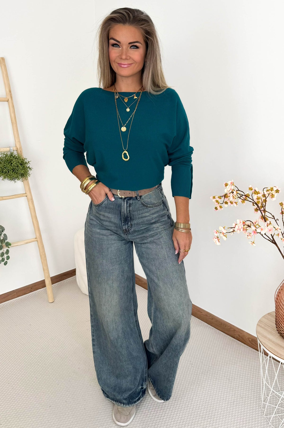 Millie Knit in Petrol – foto 2