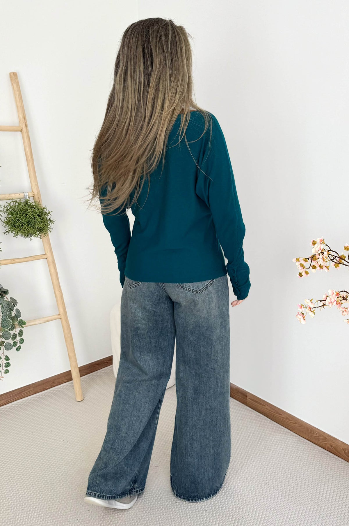 Millie Knit in Petrol – foto 4