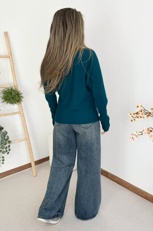 Millie Knit in Petrol – foto 4