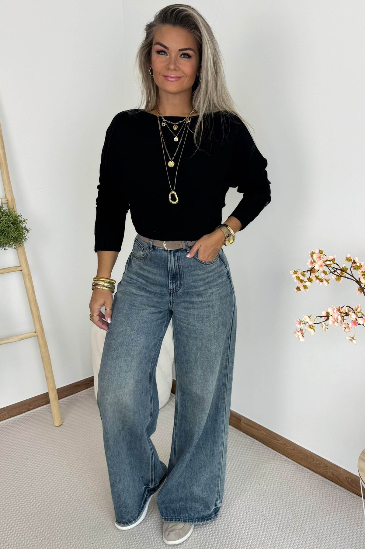 Millie Knit in Black – foto 1