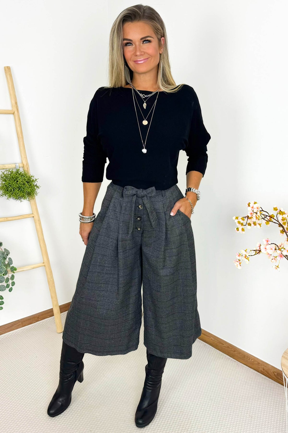 Zita Coulotte in Checked Grey – foto 4