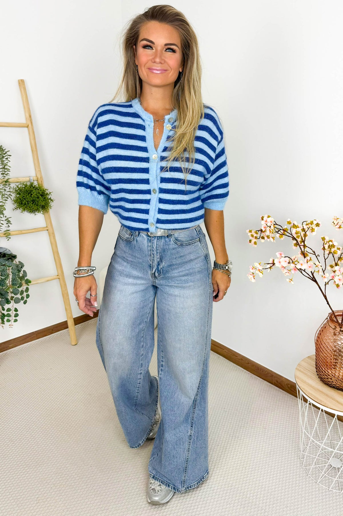 Lessie Cardigan in Blue – foto 2
