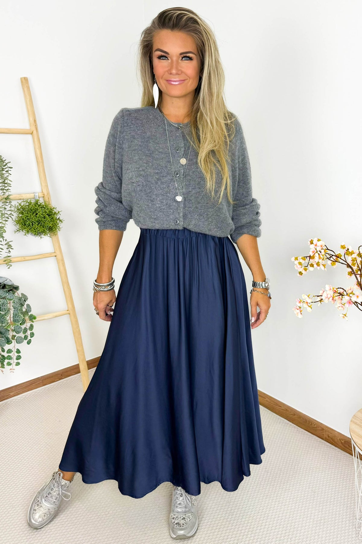Loes Cardigan in Grey – foto 1